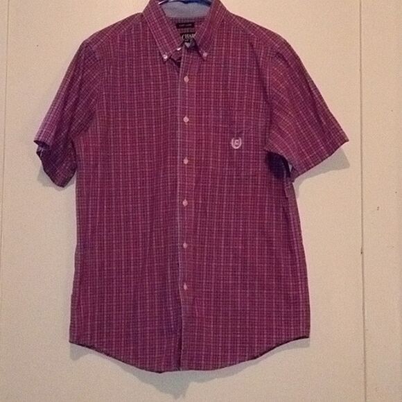 CHAPS MEN'S STRIPED BUTTONED DOWN SHIRT - Picture 1 of 7